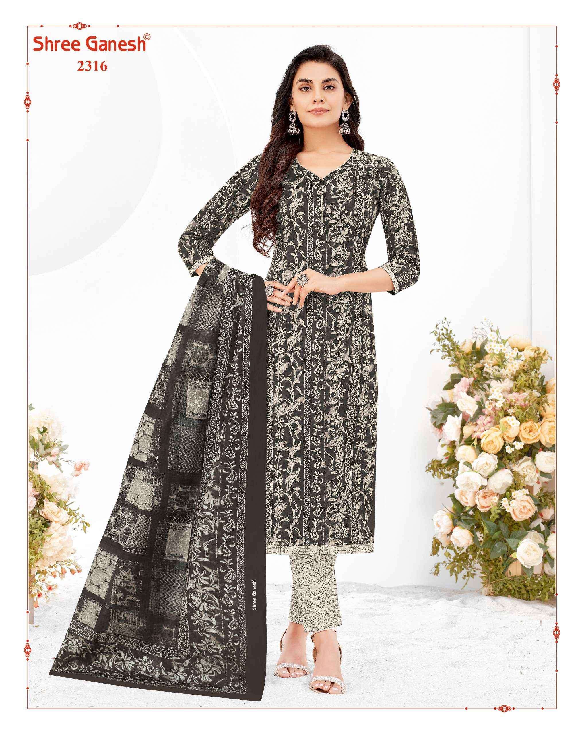 Shree Ganesh Samaiyra Vol-13 Cotton Dress Material ( 20 pcs catalog )