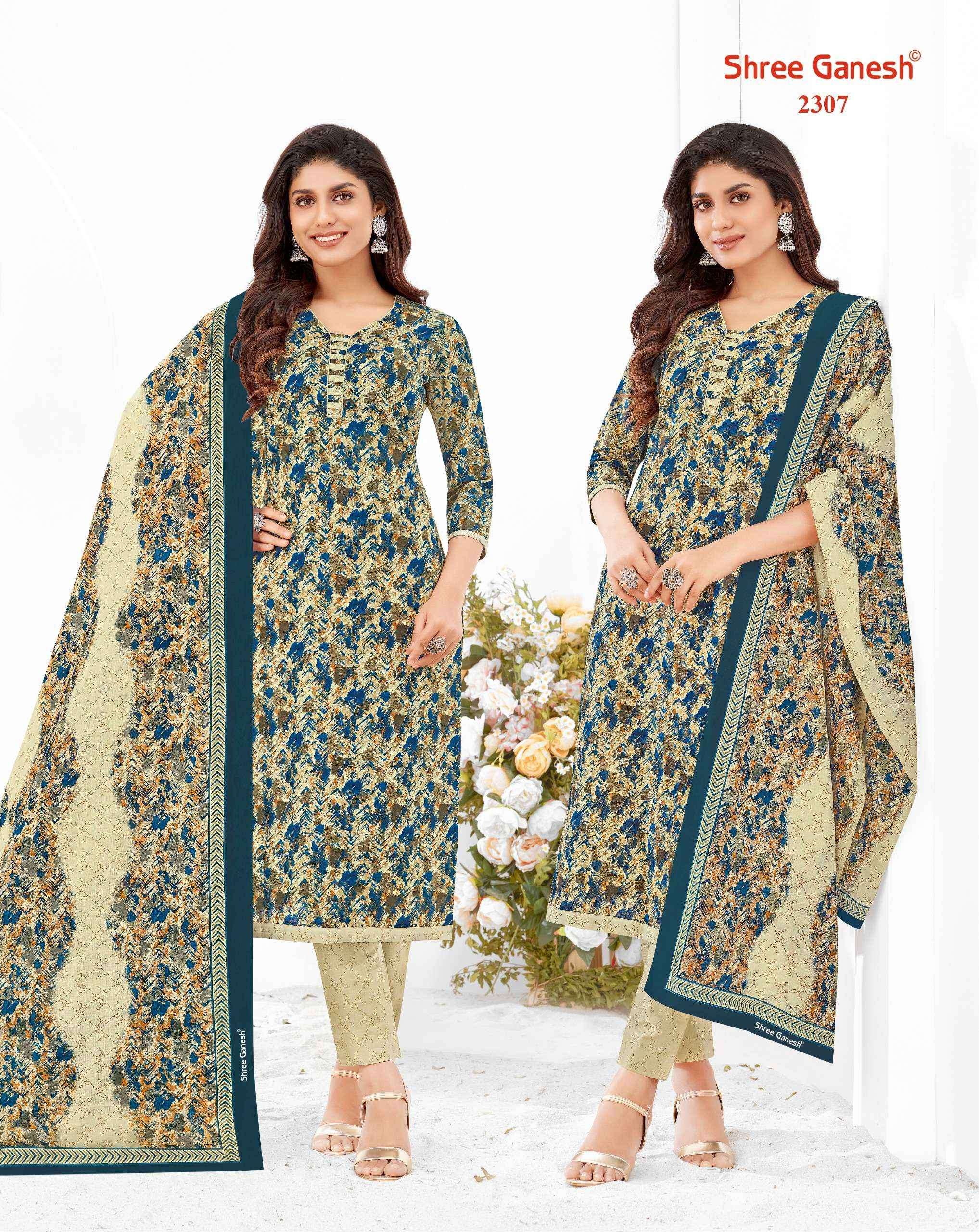 Shree Ganesh Samaiyra Vol-13 Cotton Dress Material ( 20 pcs catalog )