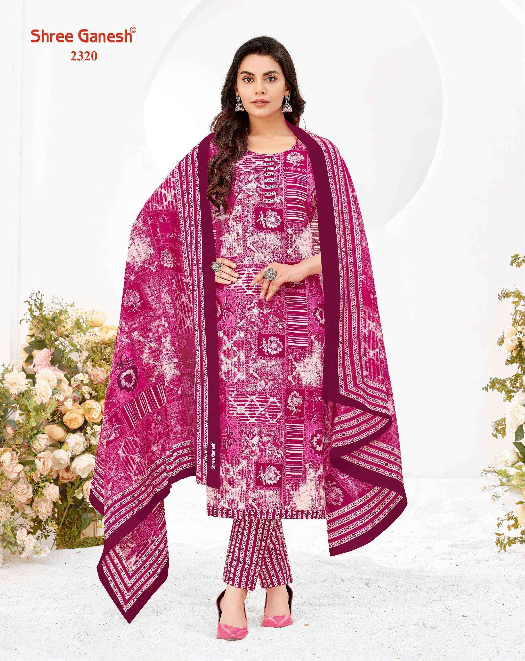 Shree Ganesh Samaiyra Vol-13 Cotton Dress Material ( 20 pcs catalog )