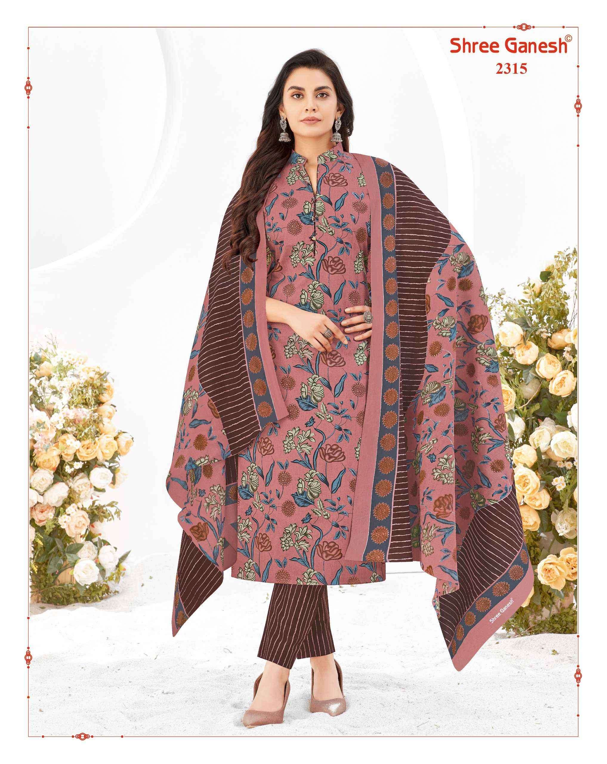 Shree Ganesh Samaiyra Vol-13 Cotton Dress Material ( 20 pcs catalog )