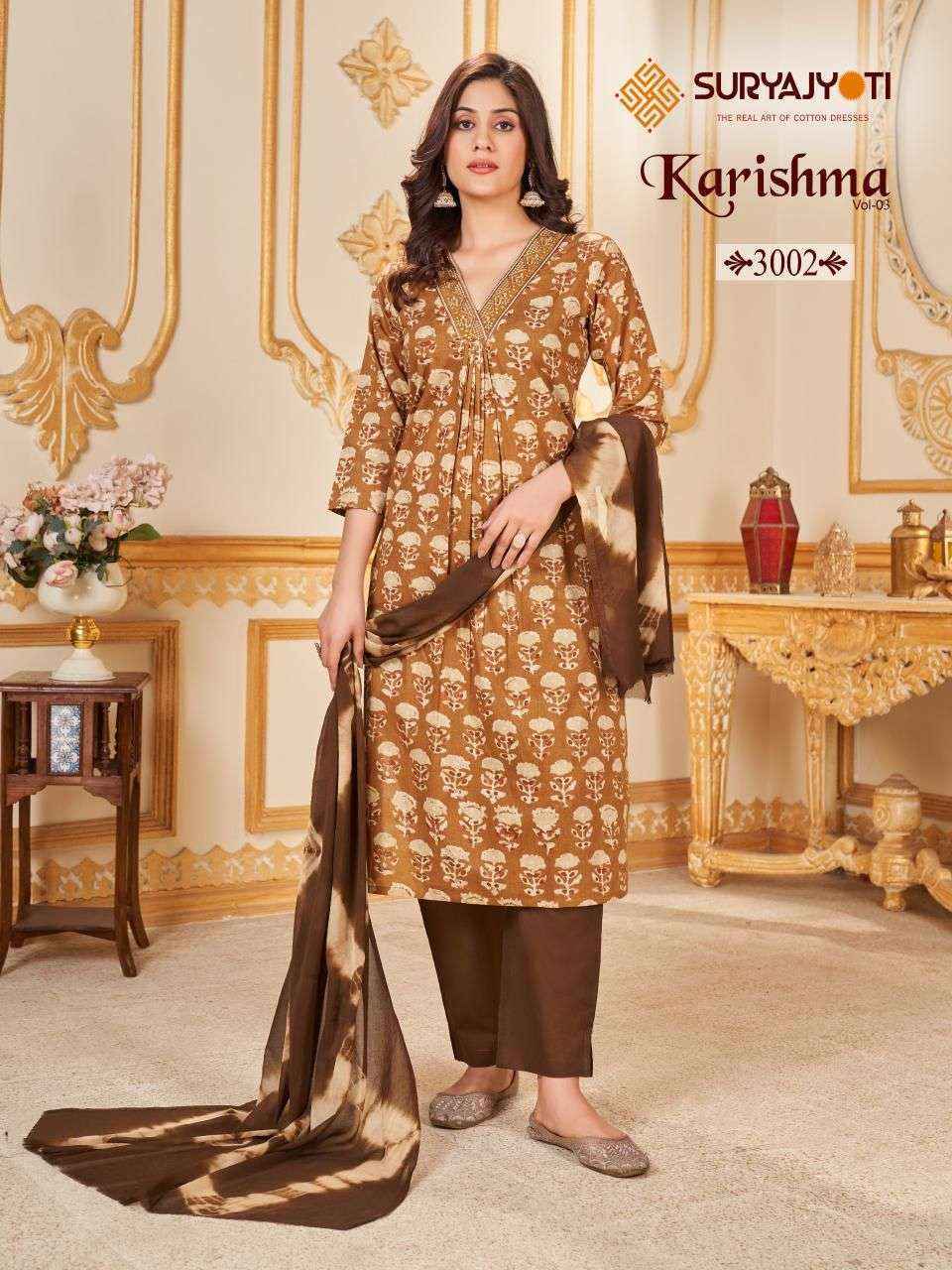 Karishma cotton dress materials catalogue top