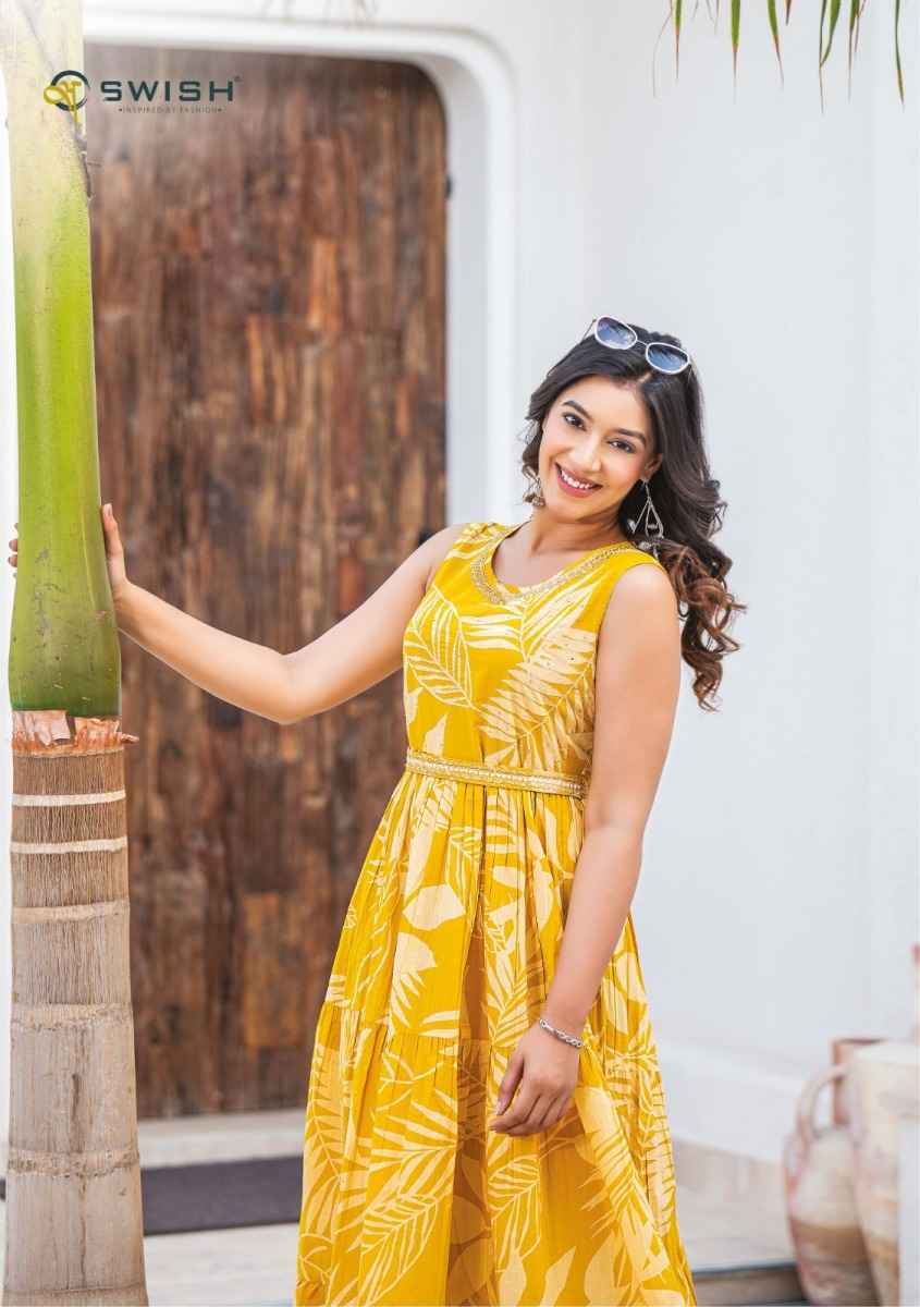 Swish Be Rich Vol 5 Rayon Kurti 8 pcs Catalogue