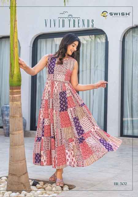 Swish Be Rich Vol 5 Rayon Kurti 8 pcs Catalogue