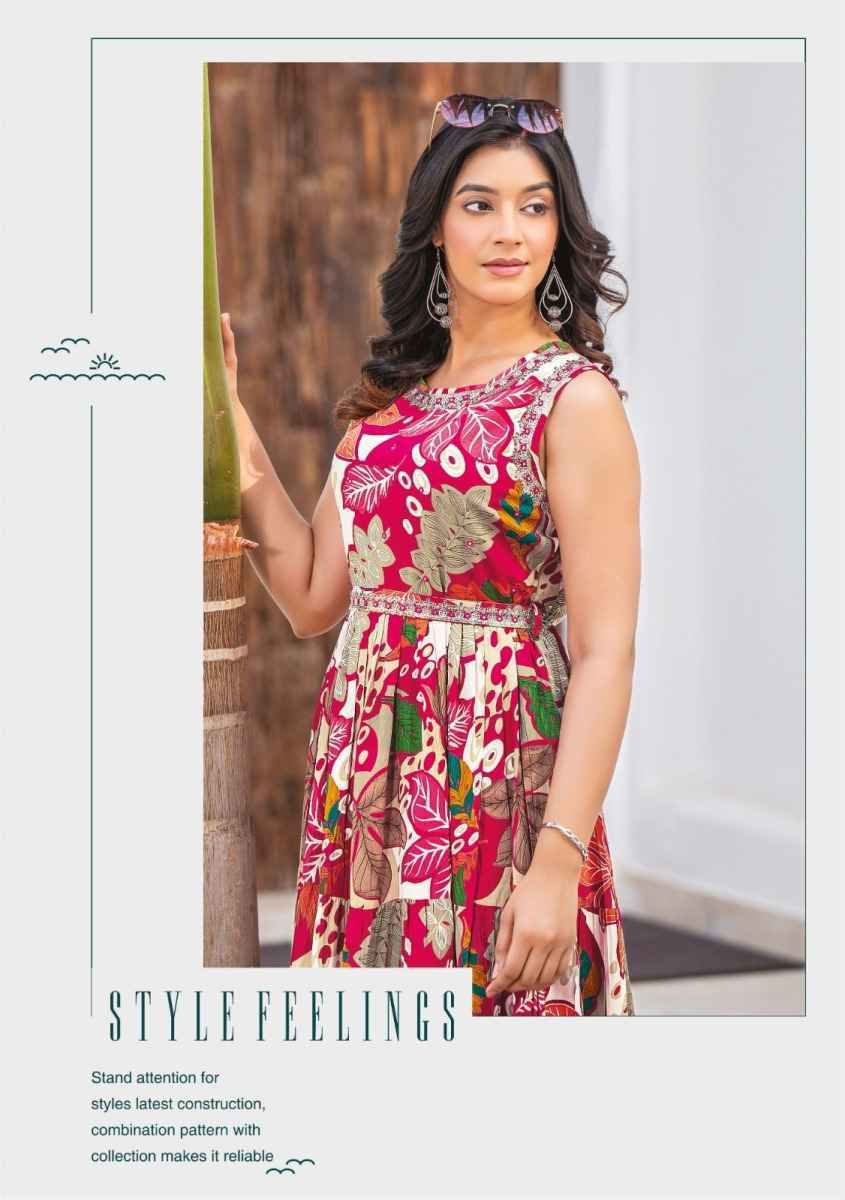 Swish Be Rich Vol 5 Rayon Kurti 8 pcs Catalogue