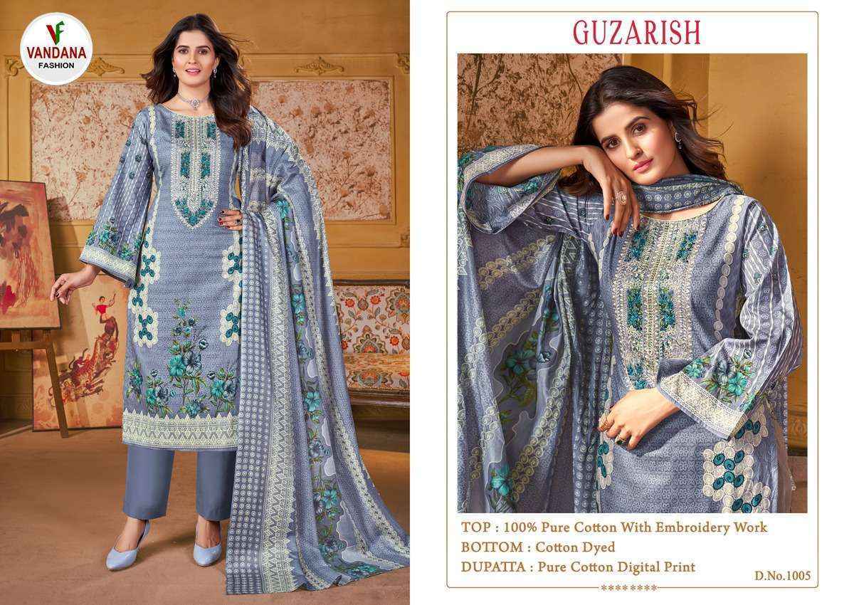 Vandana Fashion Guzarish Vol 1 Cotton Dress Material 8 pcs Catalogue
