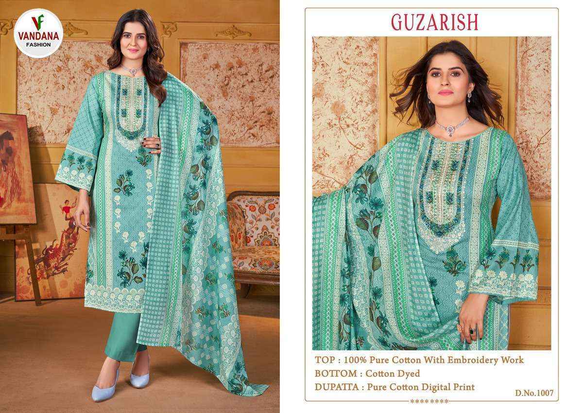 Vandana Fashion Guzarish Vol 1 Cotton Dress Material 8 pcs Catalogue