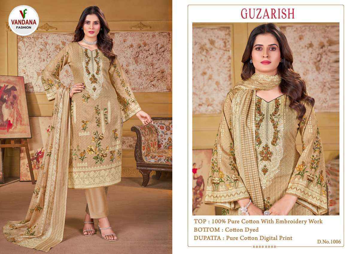 Vandana Fashion Guzarish Vol 1 Cotton Dress Material 8 pcs Catalogue