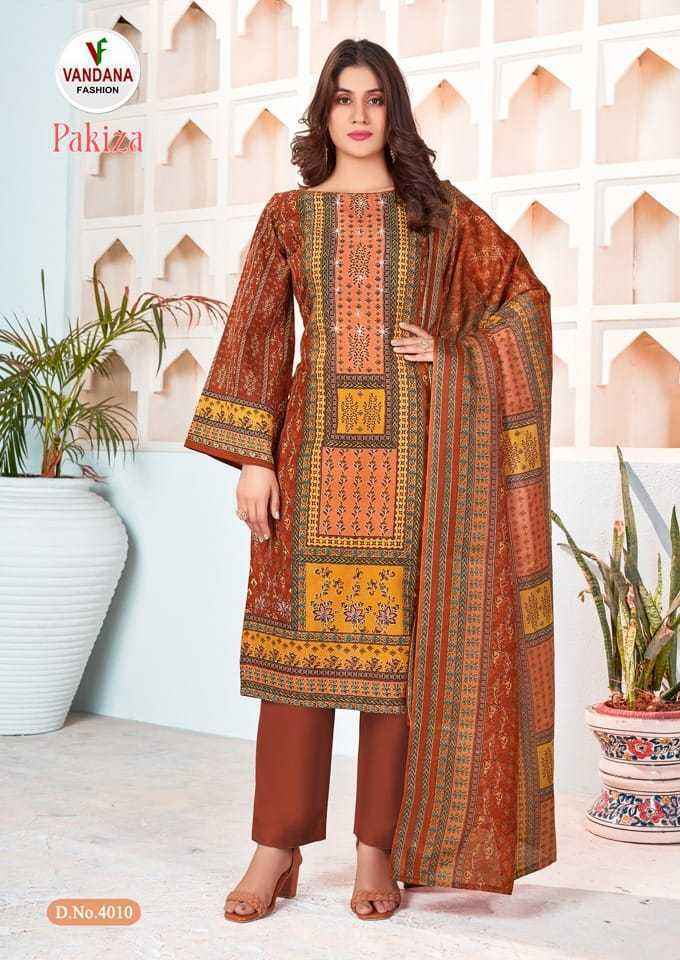 Vandana Fashion Pakiza Vol-4 Cotton Dress Material (10 pcs Catalogue)