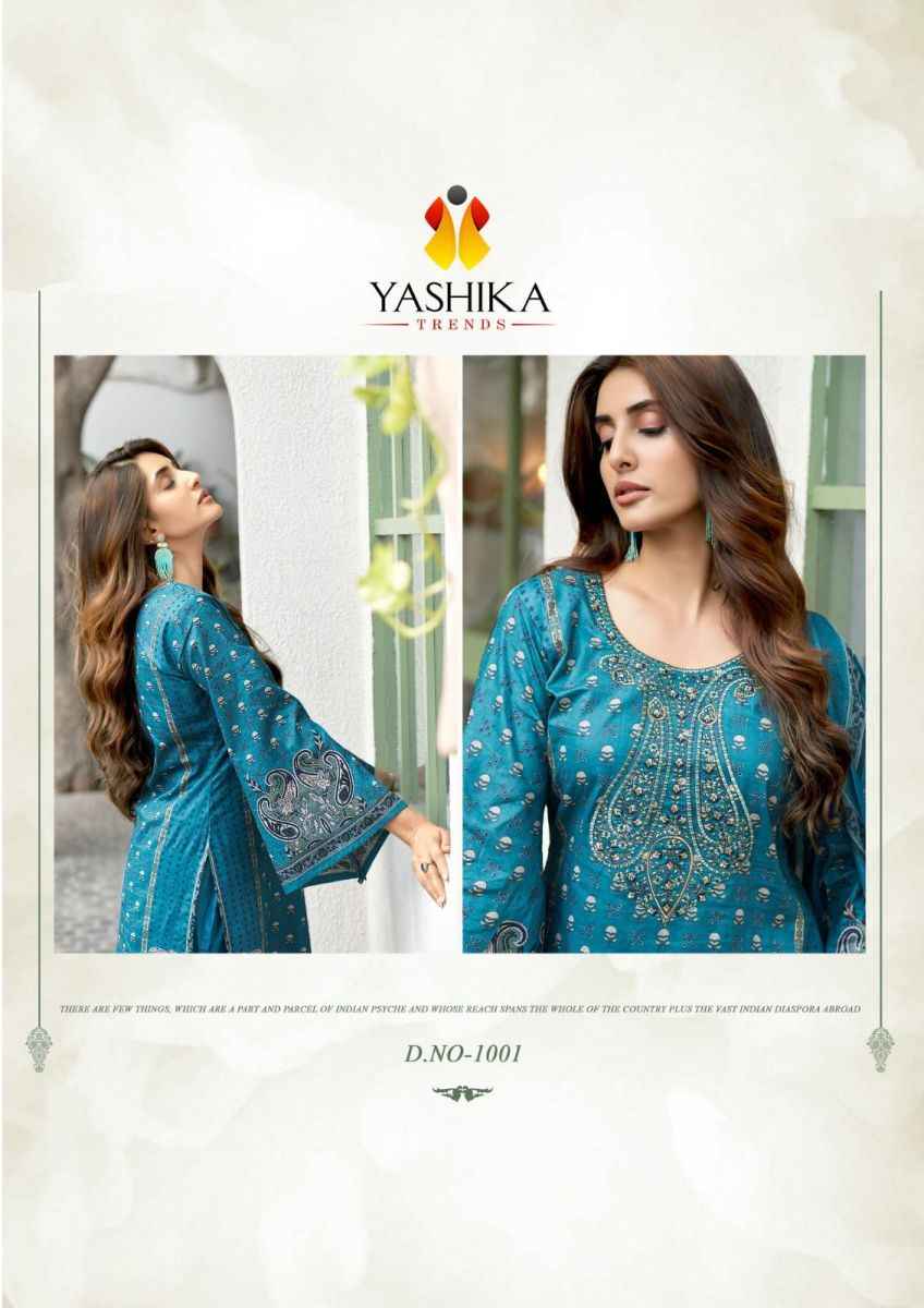 Yashika Trends Nayra A Cotton Dress Material (8 pcs Catalogue)