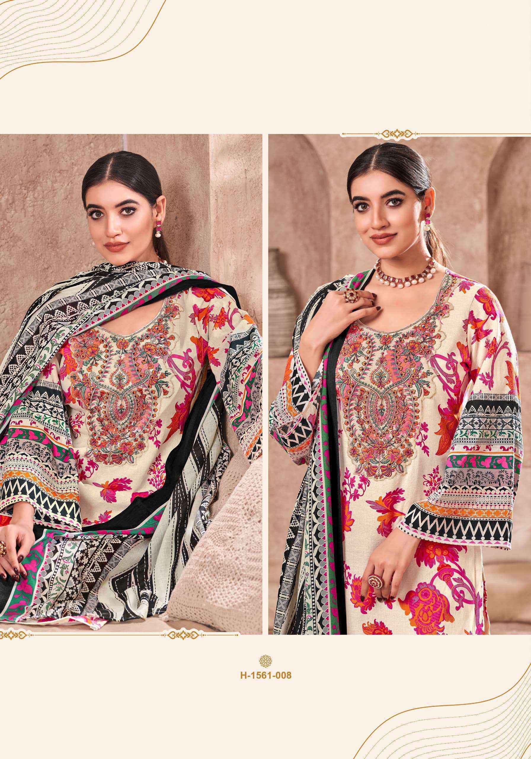 Alok Mushq Cambric Cotton Dress Material (8 pcs Catalogue)