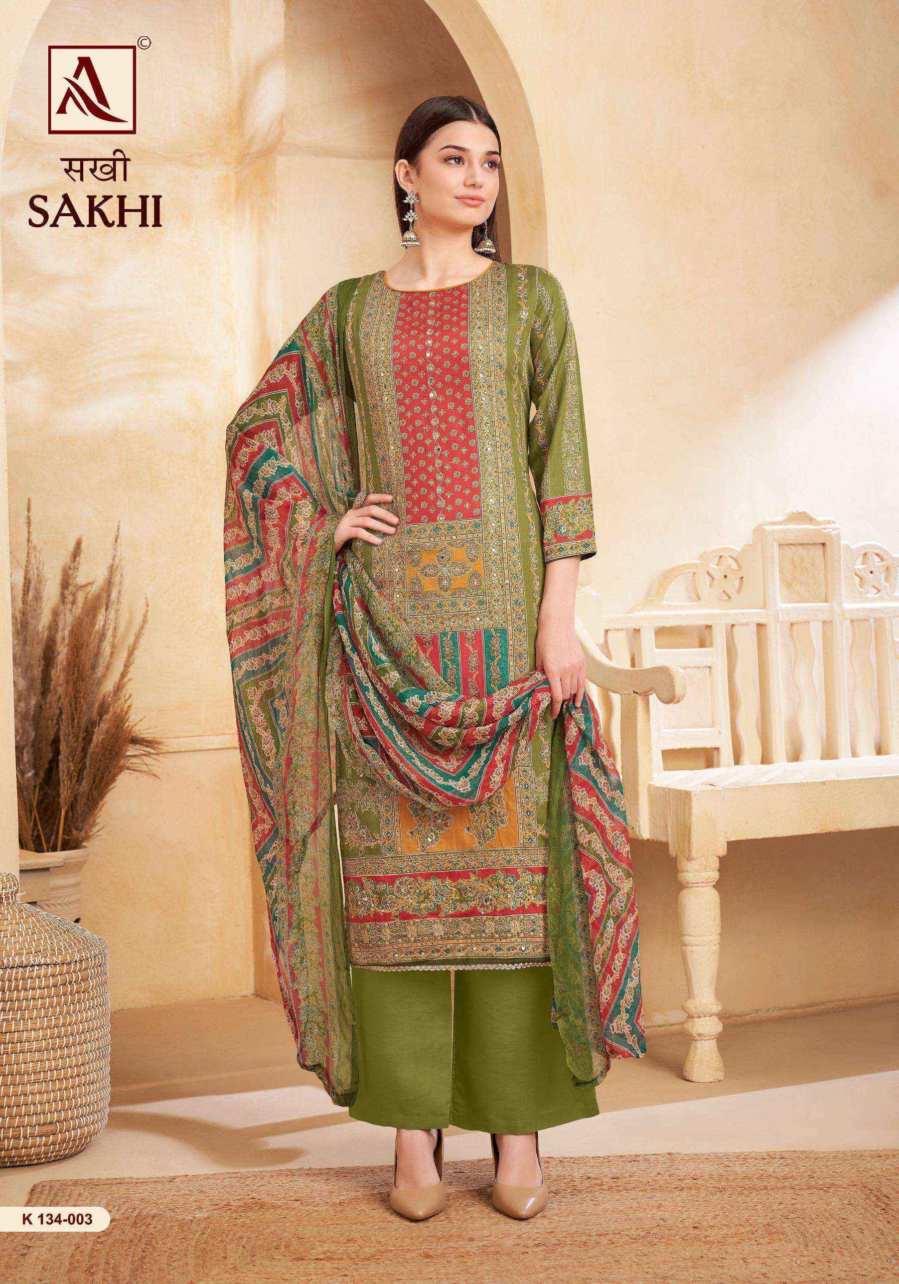 Alok Sakhi Jam Cotton Dress Material Wholesale Online Mumbai