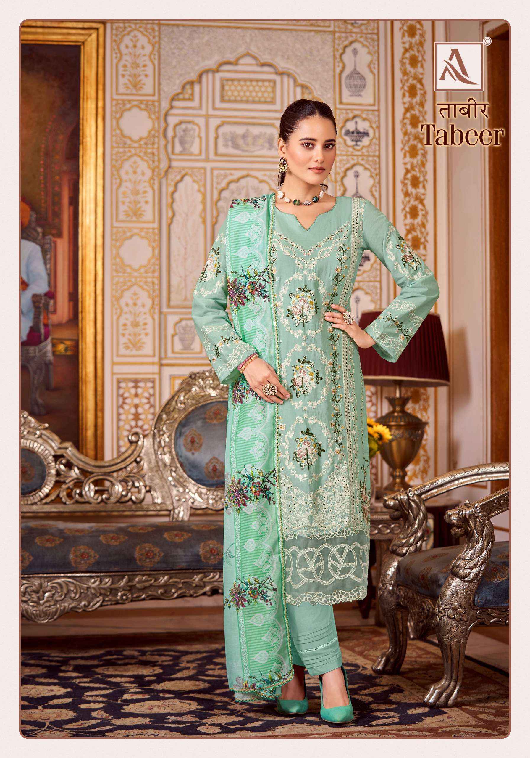 Alok Tabeer Viscose Dress Material Ladies Designer Cloths
