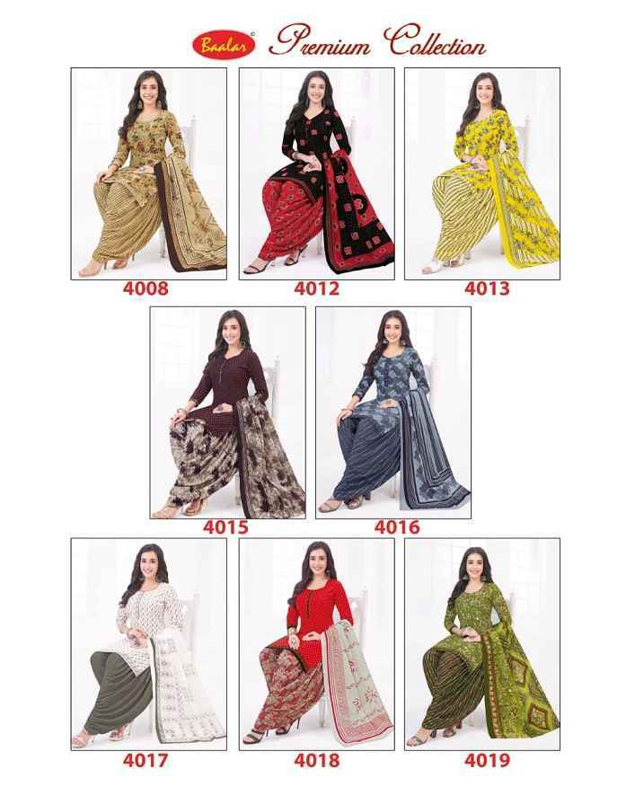Baalar Crystal patiyala Vol 7 Cotton Dress Material Ladies Suits Trader Online