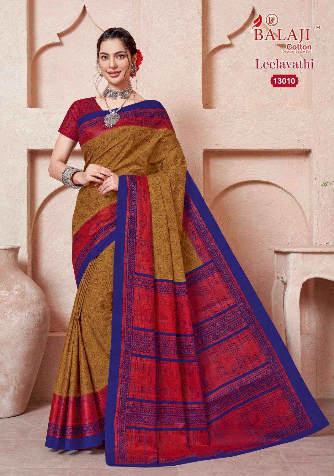 Balaji Leelavati Vol-13 Cotton Saree (20 pcs Catalogue)