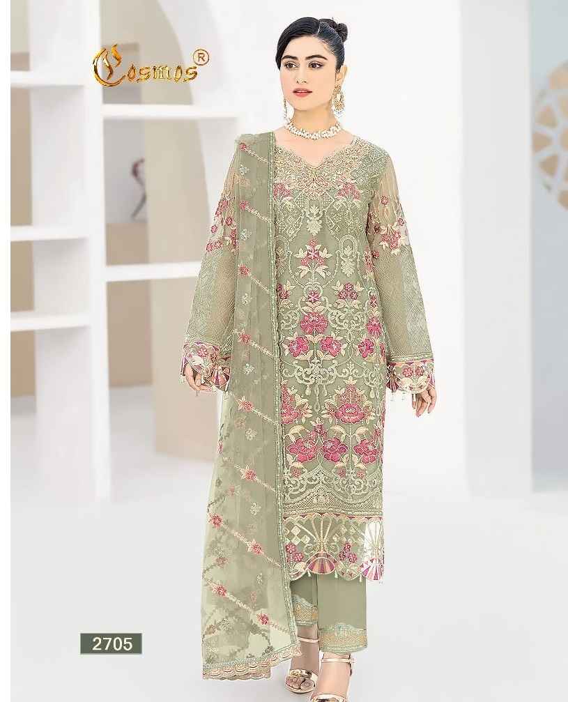 Cosmos Aayra Vol-27 Georgette Dress Material (4 pcs Catalogue)