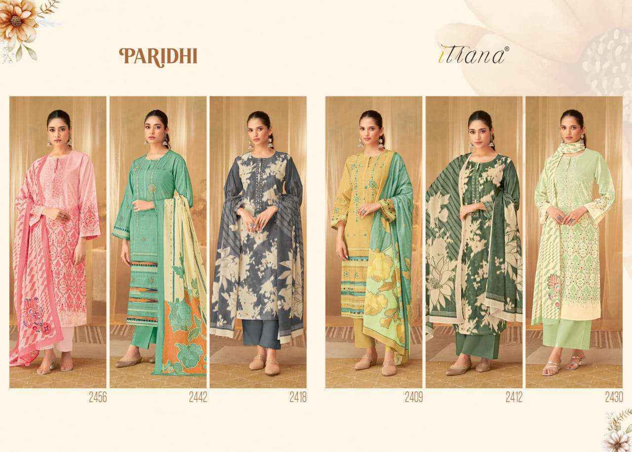 Itrana Paridhi Cotton Dress Material (6 pcs Catalogue)