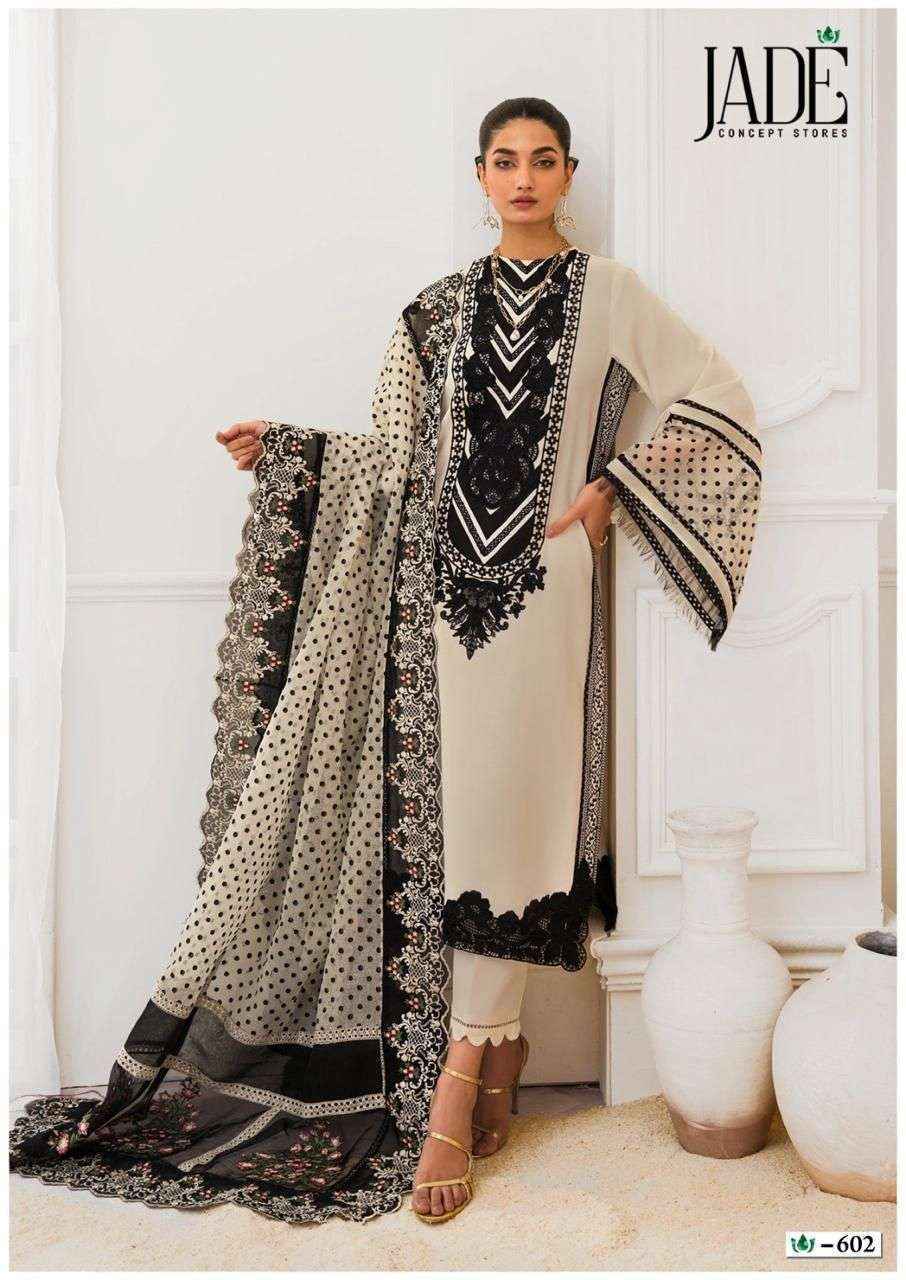 Jade Crimson Exclusive Heavy Lawn Collection Vol-6 Lawn Cotton Readymade Suit (6 pc Cataloge)