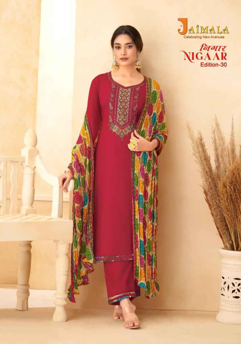 Jaimala Nigaar Edition Vol-30 Reyon Dress Material (8 pcs Catalogue)