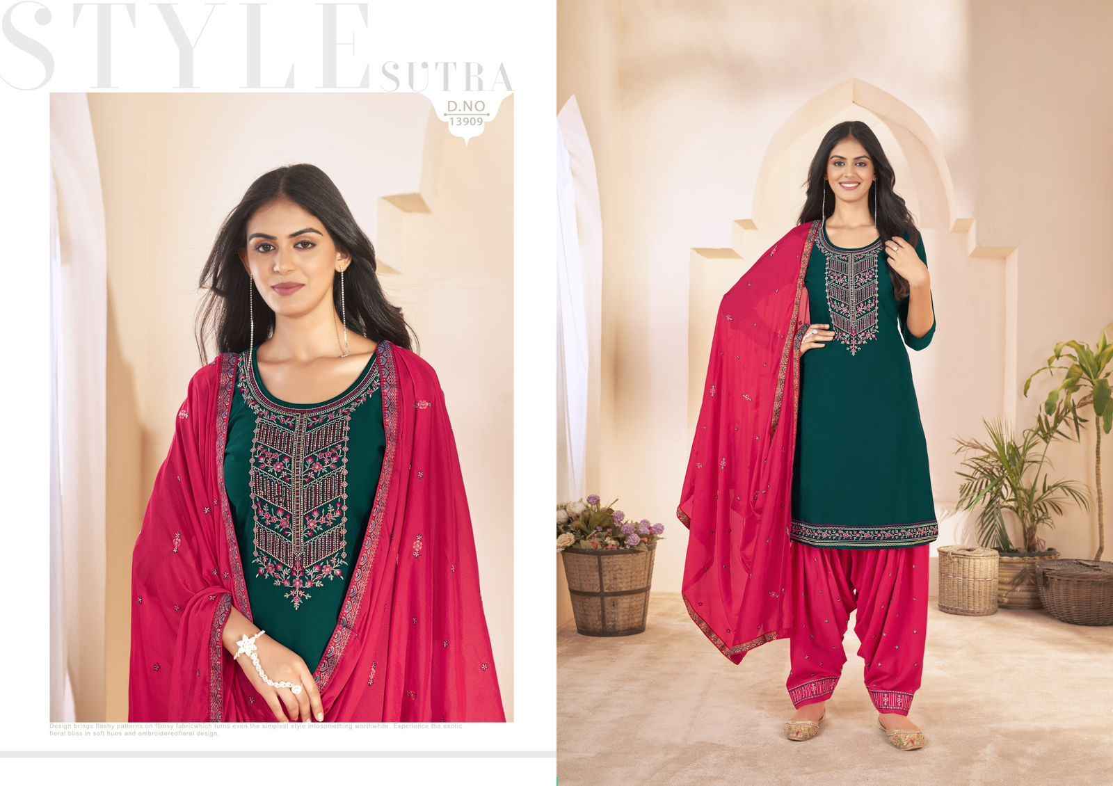 Kalaroop Kajree Fashion Of Patiyala Vol-36 Jam Silk Readymade Suit (6 pcs Catalogue)