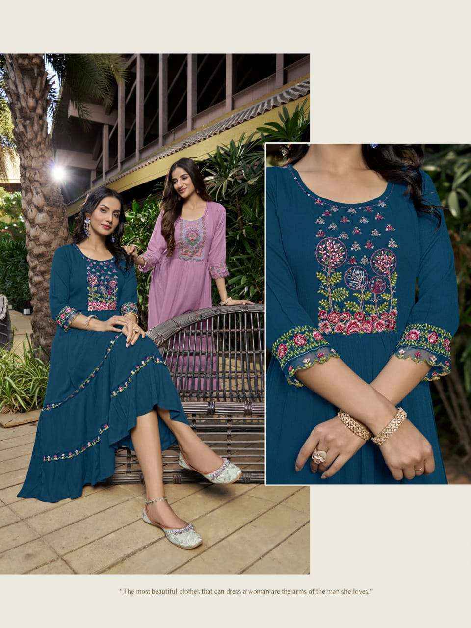 Karissa Zoya Vol-2 Reyon Kurti (4 pcs Catalogue)