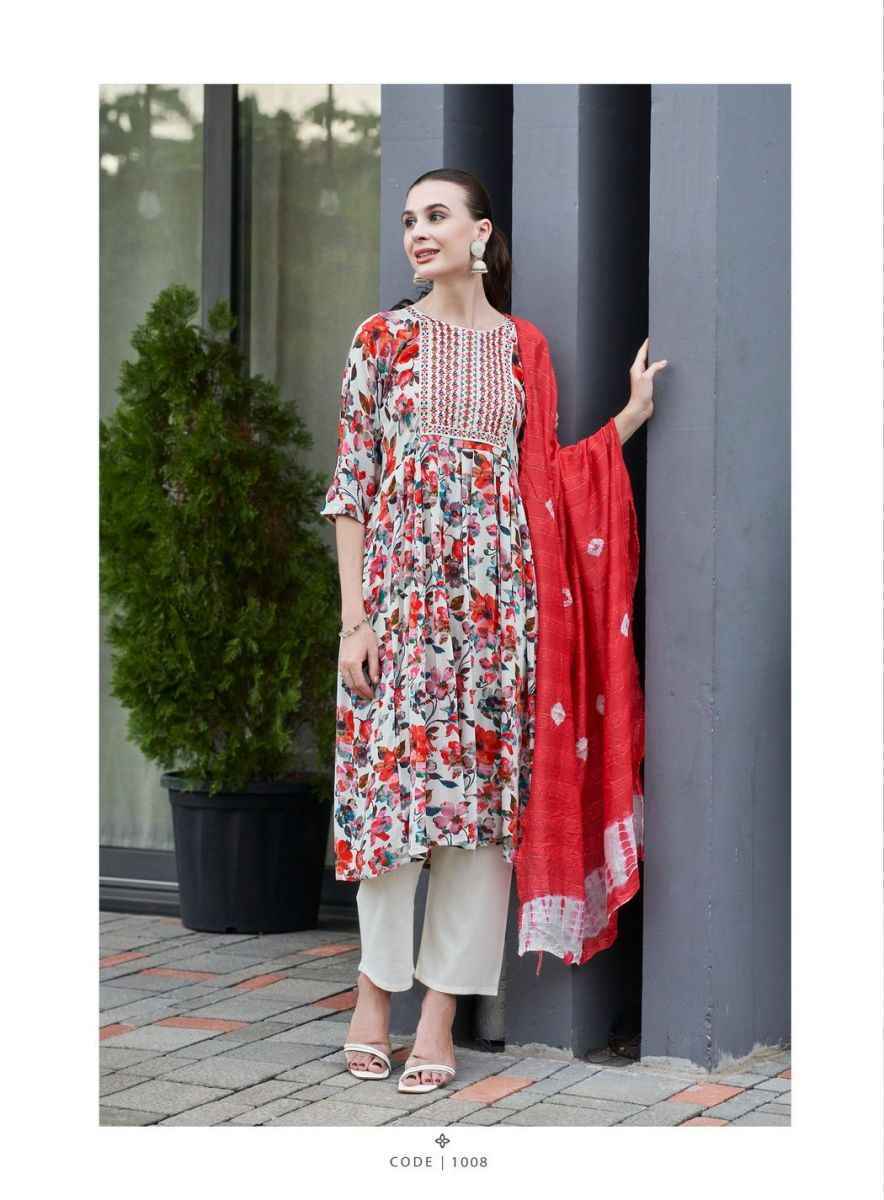 Kushal,s Morni Rayon Readymade Suit (10 pcs Catalogue)