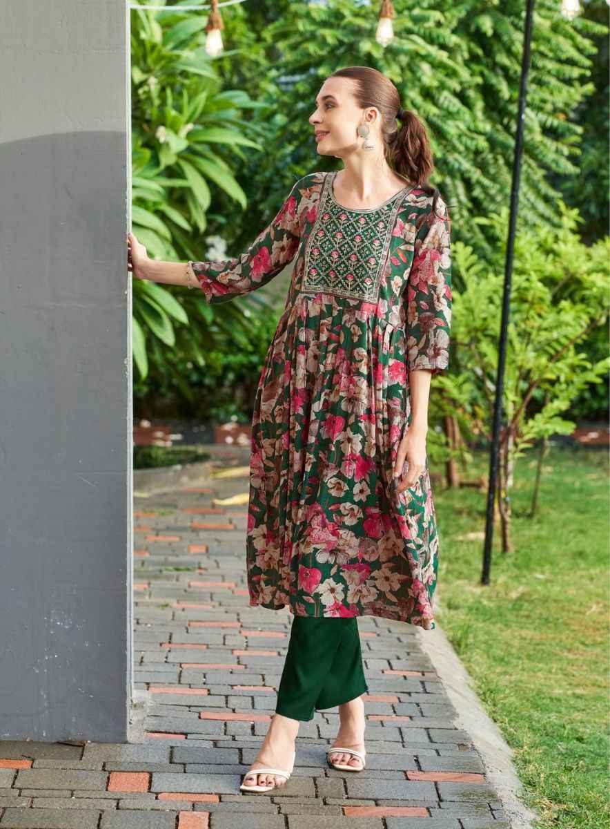 Kushal,s Morni Rayon Readymade Suit (10 pcs Catalogue)