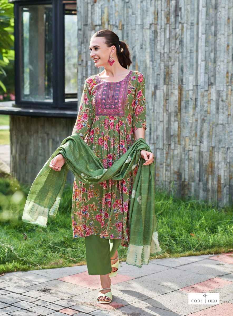 Kushal,s Morni Rayon Readymade Suit (10 pcs Catalogue)