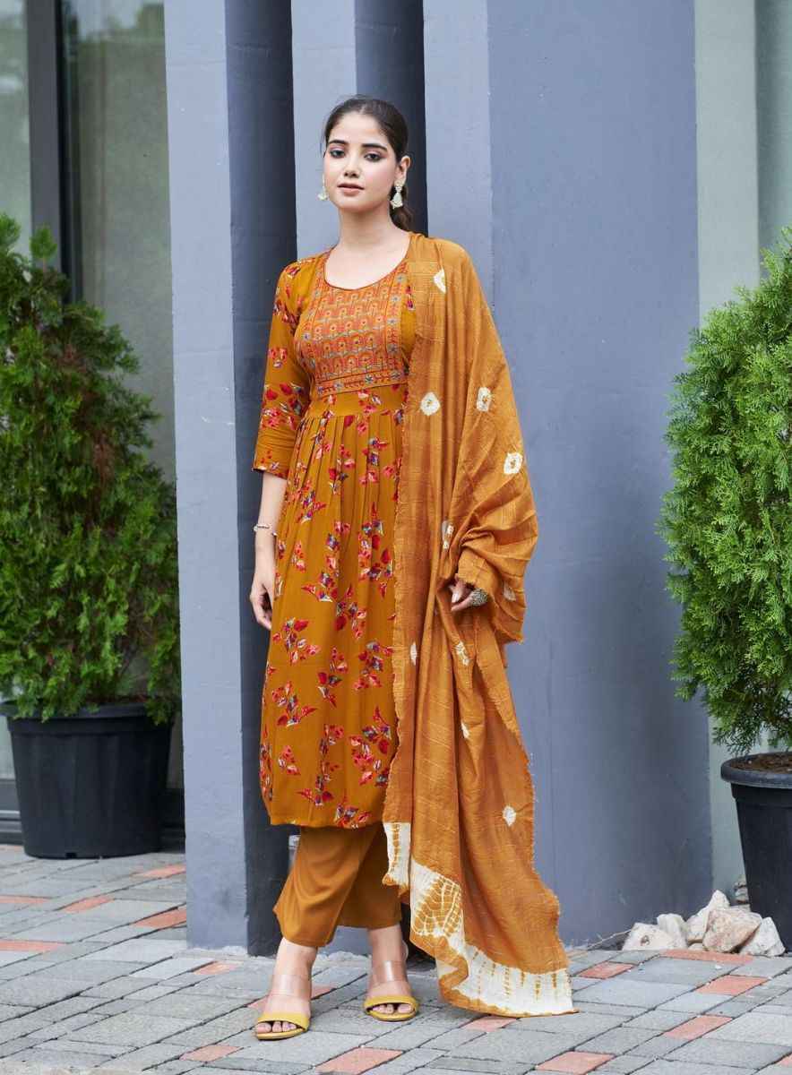 Kushal,s Morni Rayon Readymade Suit (10 pcs Catalogue)