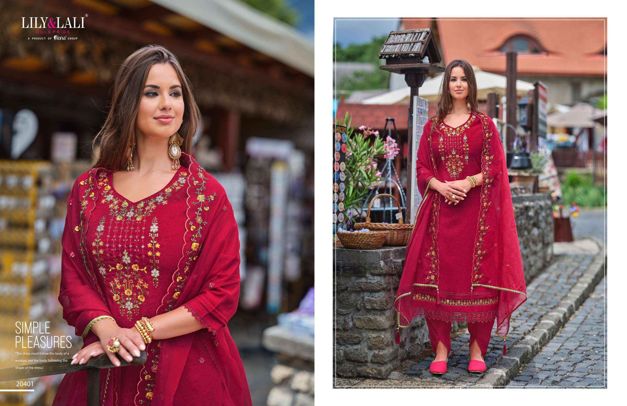 Lily & Lali Miraan Vol-2 Viscose Readymade Suit (6 pcs Catalogue)      