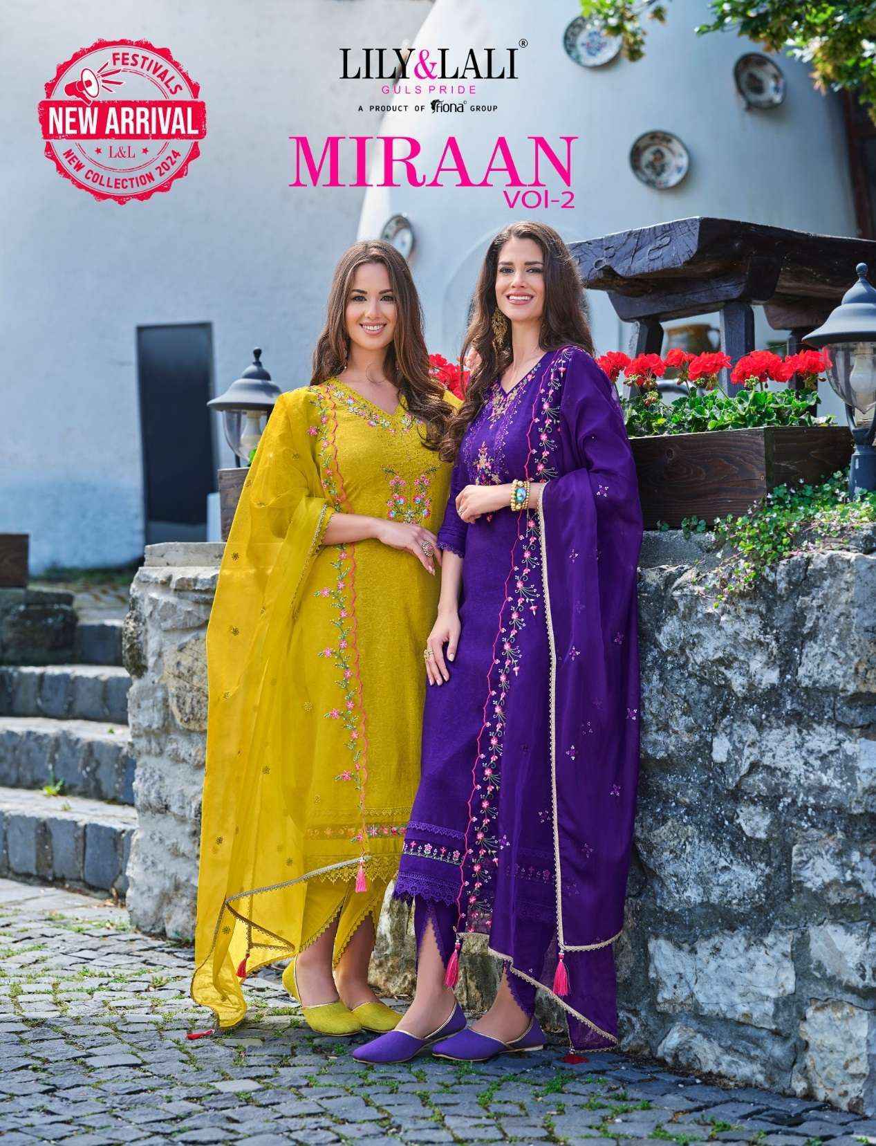 Lily & Lali Miraan Vol-2 Viscose Readymade Suit (6 pcs Catalogue)      