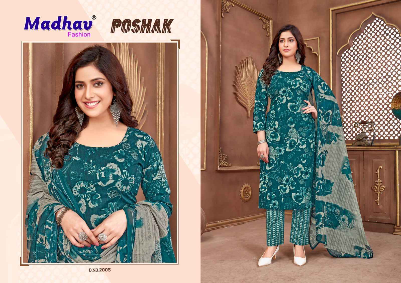 Madhav Fashion Poshak Vol-2 Cotton Dress Material (10 pcs Catalogue)