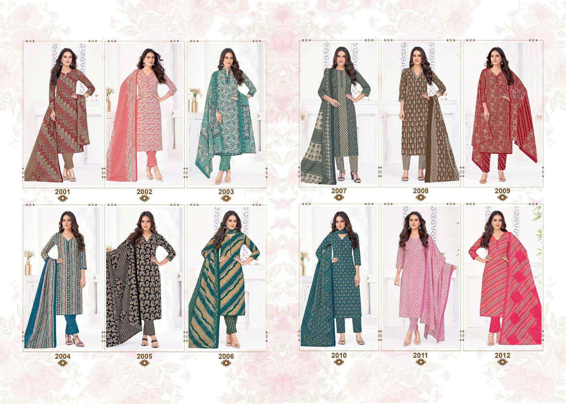 MFC Purnima Vol-2 Cotton Dress Material (12 pcs Catalogue)