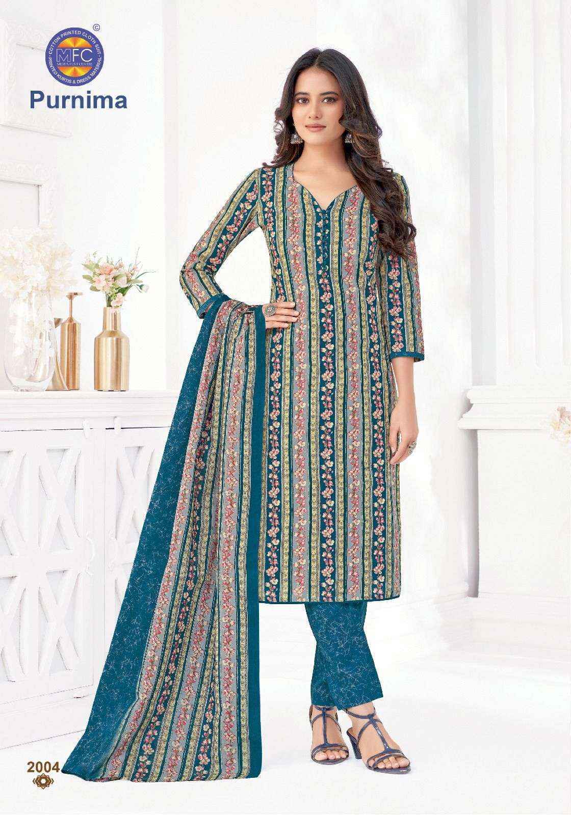 MFC Purnima Vol-2 Cotton Dress Material (12 pcs Catalogue)