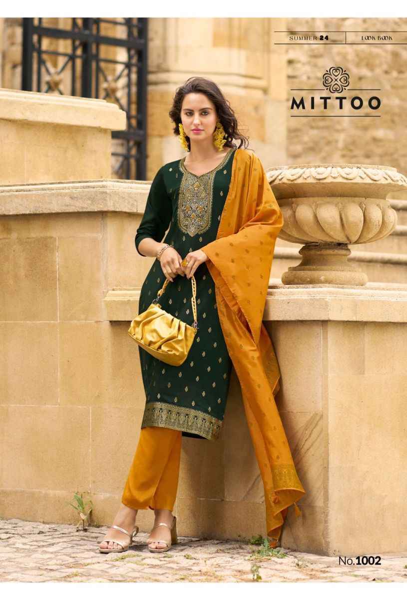 Mittoo Aafreen Muslin Readymade Suit (6 pcs Catalogue)