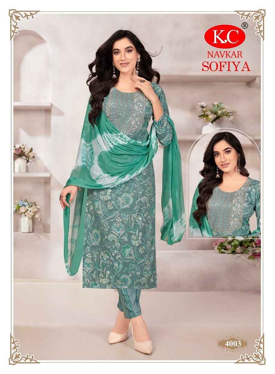 Navkar Sofiya Vol-4 Rayon Readymade Suit (8 pcs Catalogue)