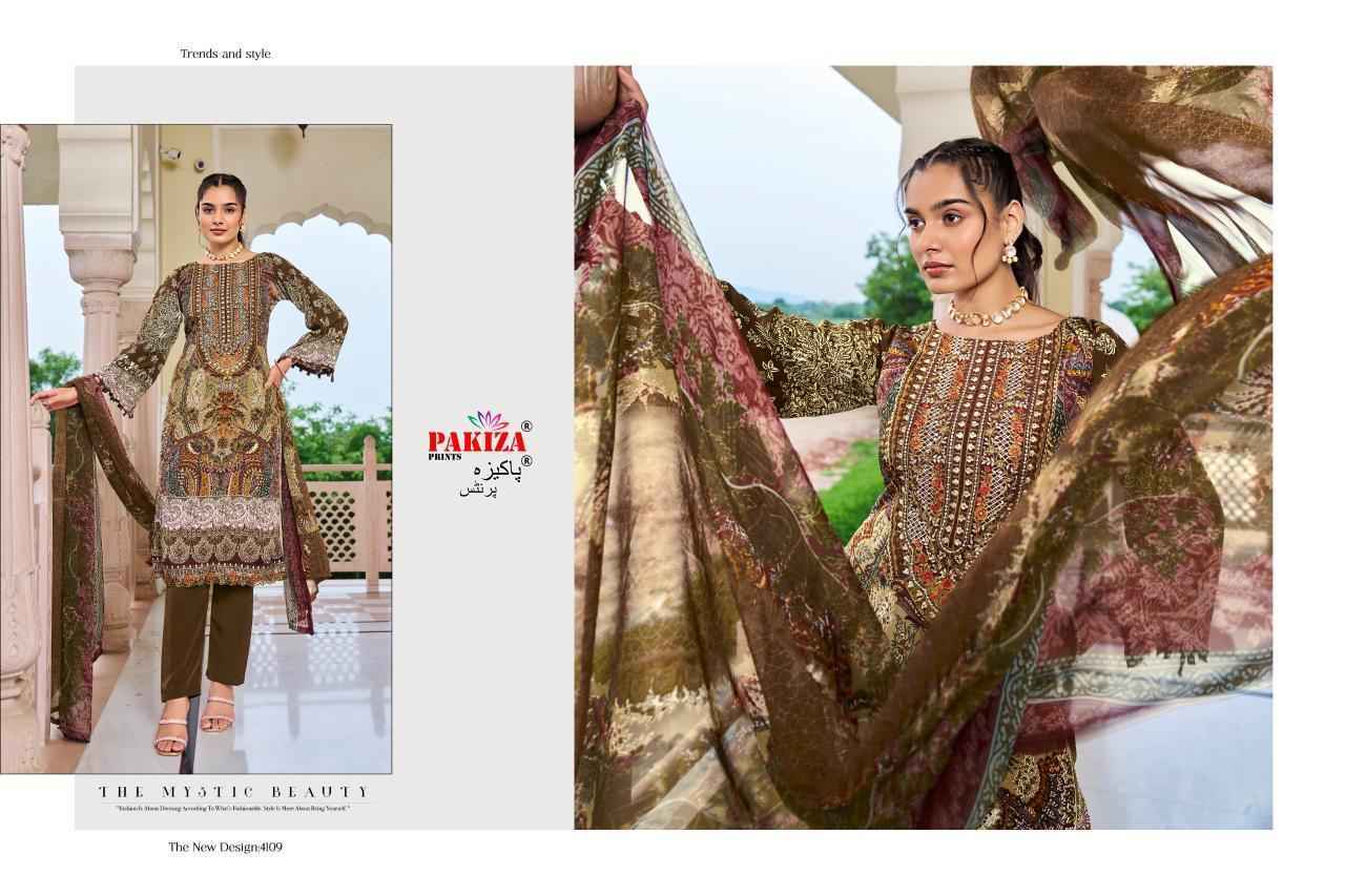 Pakiza Prints Aayat Vol-41 Cotton Dress Material (10 pcs Catalogue)