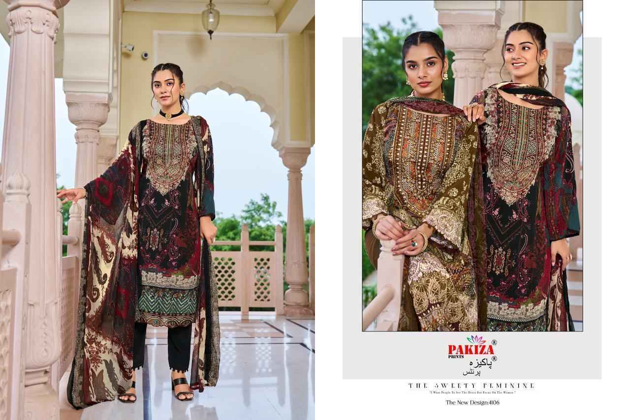 Pakiza Prints Aayat Vol-41 Cotton Dress Material (10 pcs Catalogue)