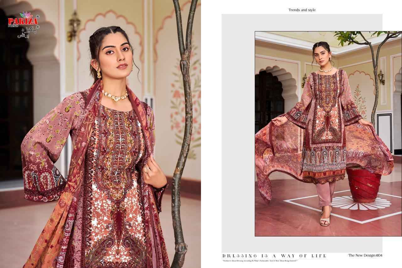 Pakiza Prints Aayat Vol-41 Cotton Dress Material (10 pcs Catalogue)