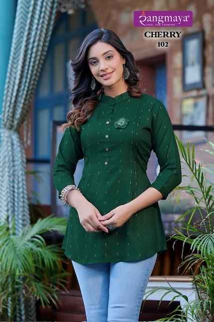 Rangmaya Cherry Reyon Short Top (7 pcs Catalogue)