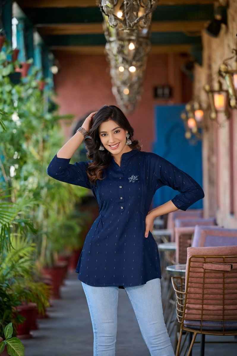 Rangmaya Cherry Reyon Short Top (7 pcs Catalogue)