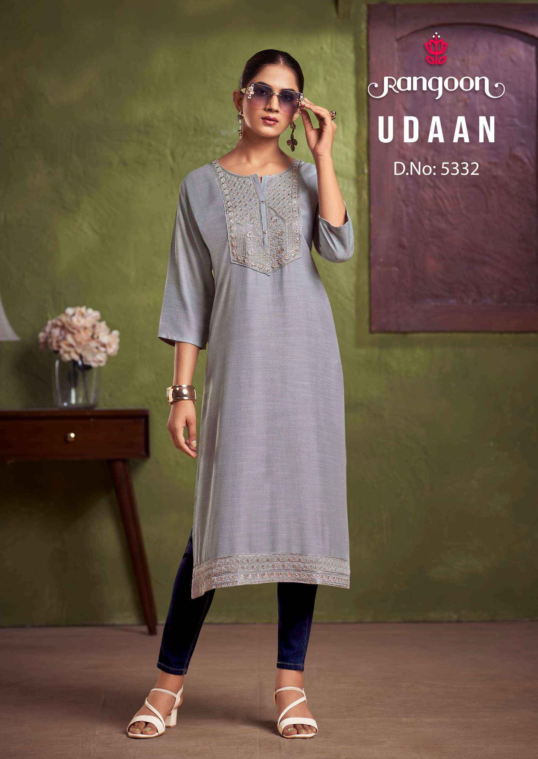 Rangoon Udaan Viscose Kurti (6 pcs Catalogue)