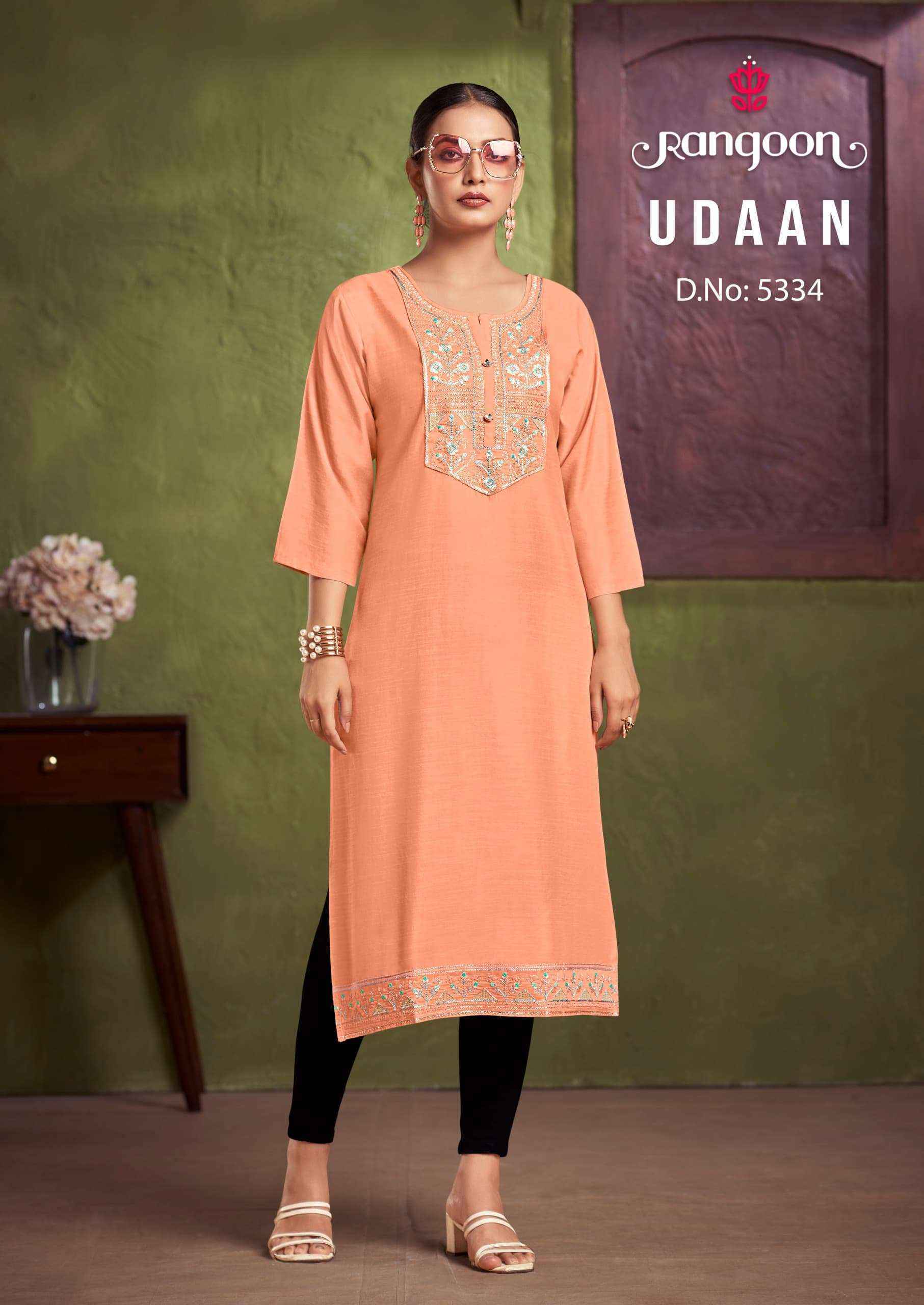 Rangoon Udaan Viscose Kurti (6 pcs Catalogue)