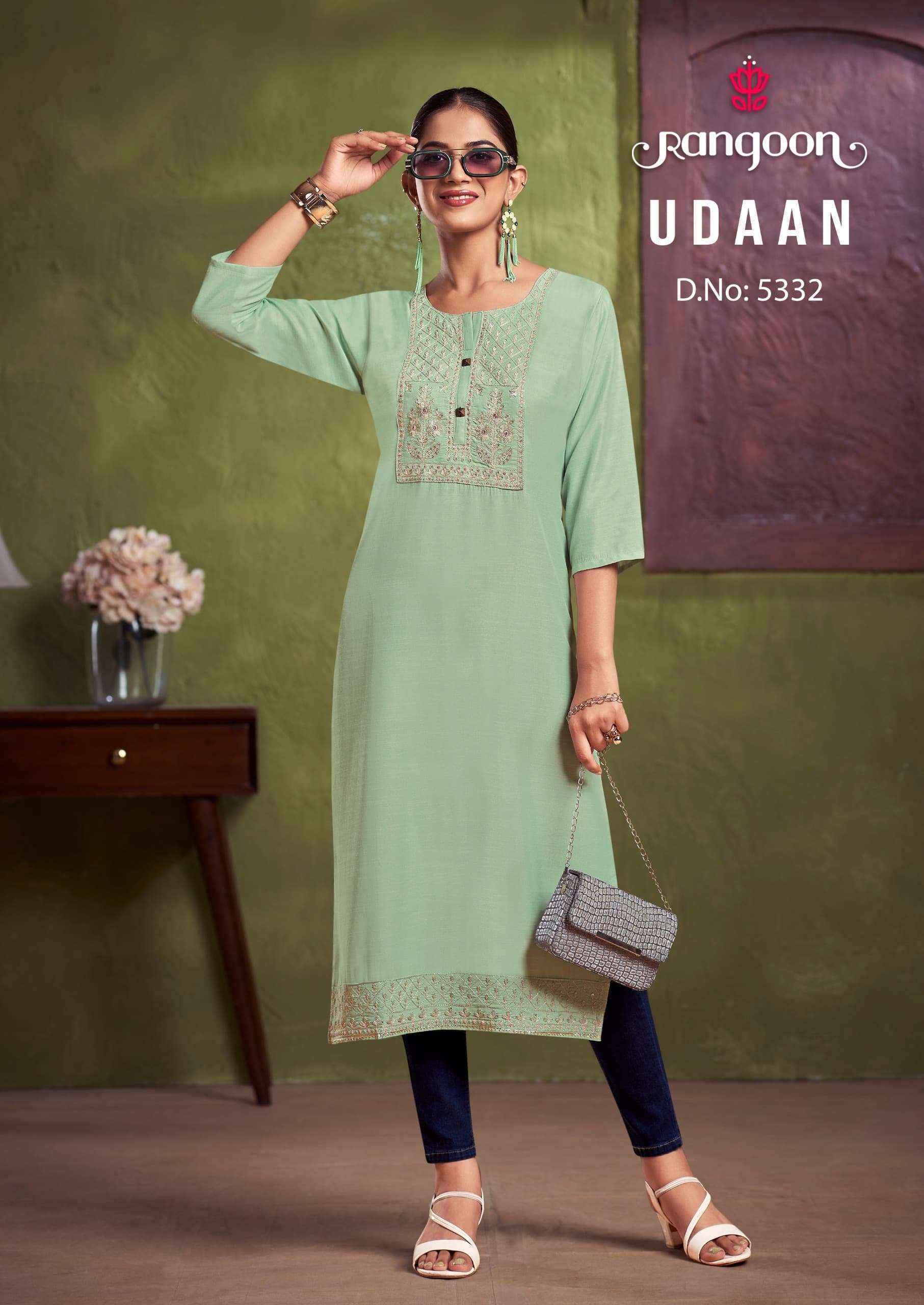 Rangoon Udaan Viscose Kurti (6 pcs Catalogue)