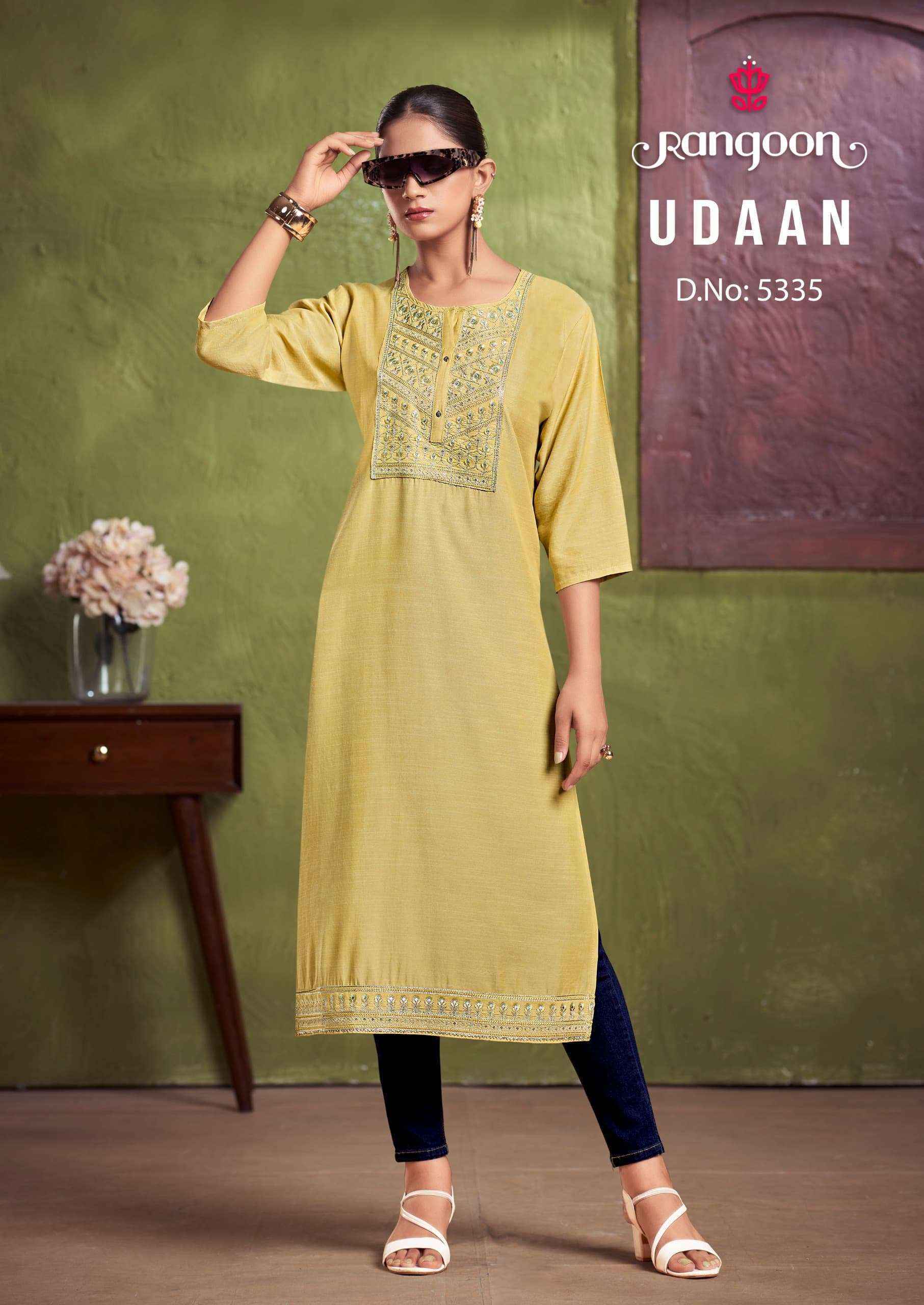 Rangoon Udaan Viscose Kurti (6 pcs Catalogue)