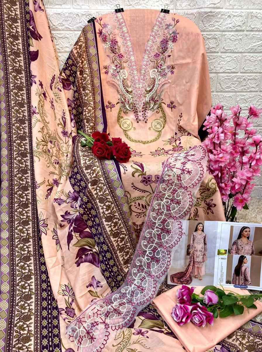 Shraddha Designer Ramsha Vol-1 Lawn Cotton Dress Material (4 pcs Catalogue)