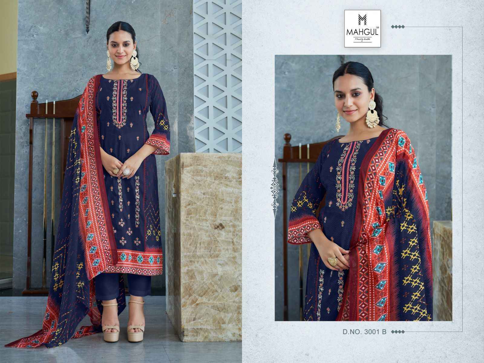 Shraddha Nx Mahgul Bin Saeed Vol-3 Cotton Dress Material (4 pcs Catalogue)