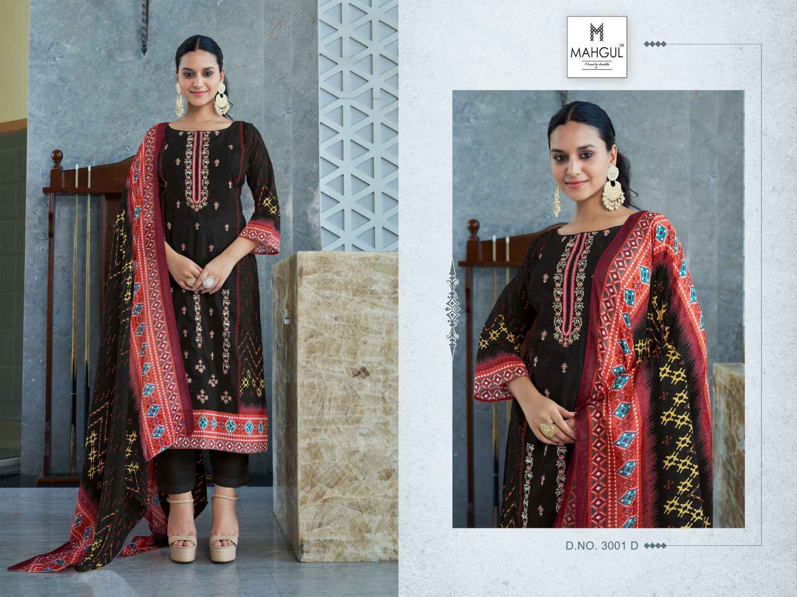 Shraddha Nx Mahgul Bin Saeed Vol-3 Cotton Dress Material (4 pcs Catalogue)