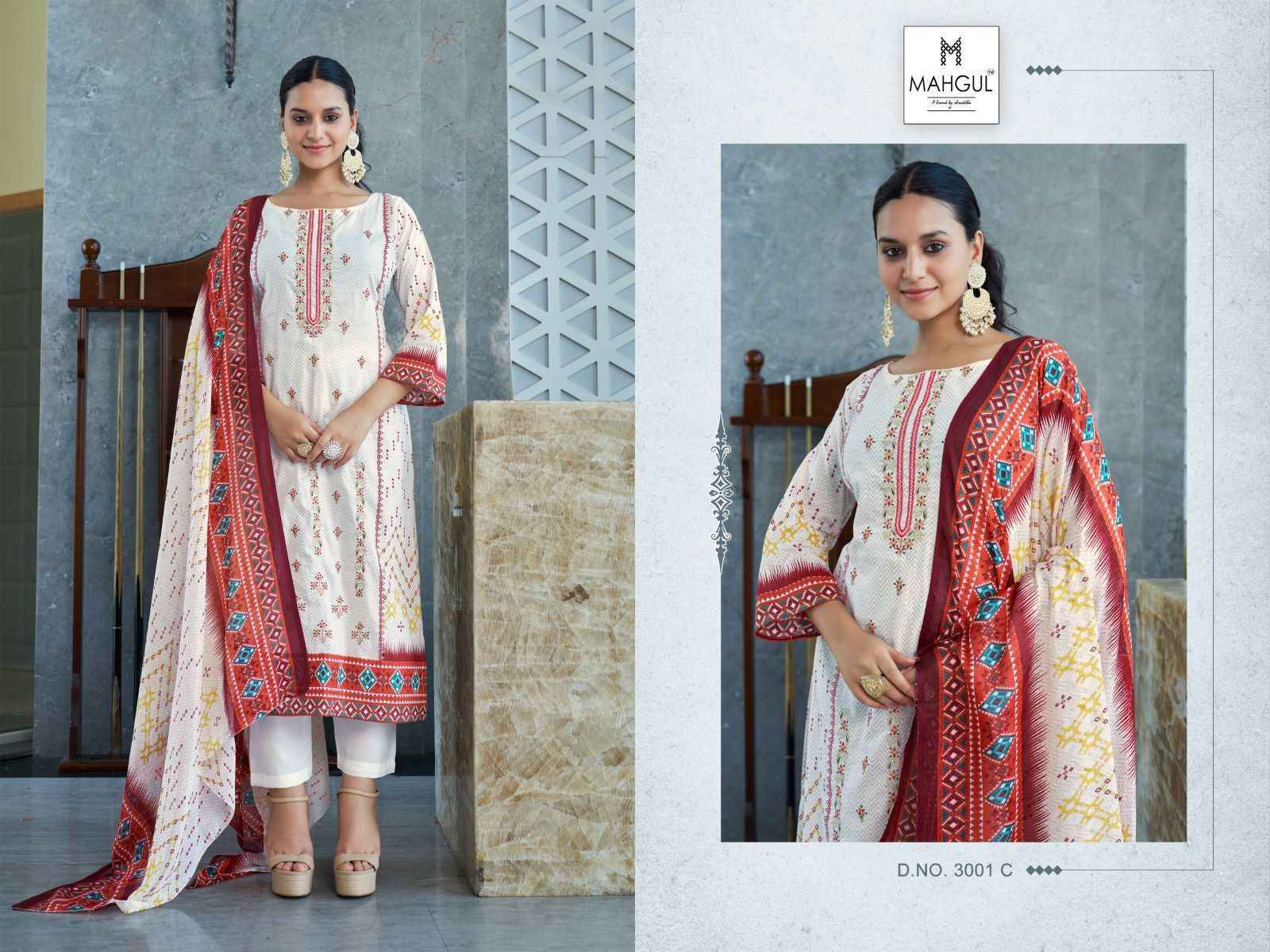 Shraddha Nx Mahgul Bin Saeed Vol-3 Cotton Dress Material (4 pcs Catalogue)