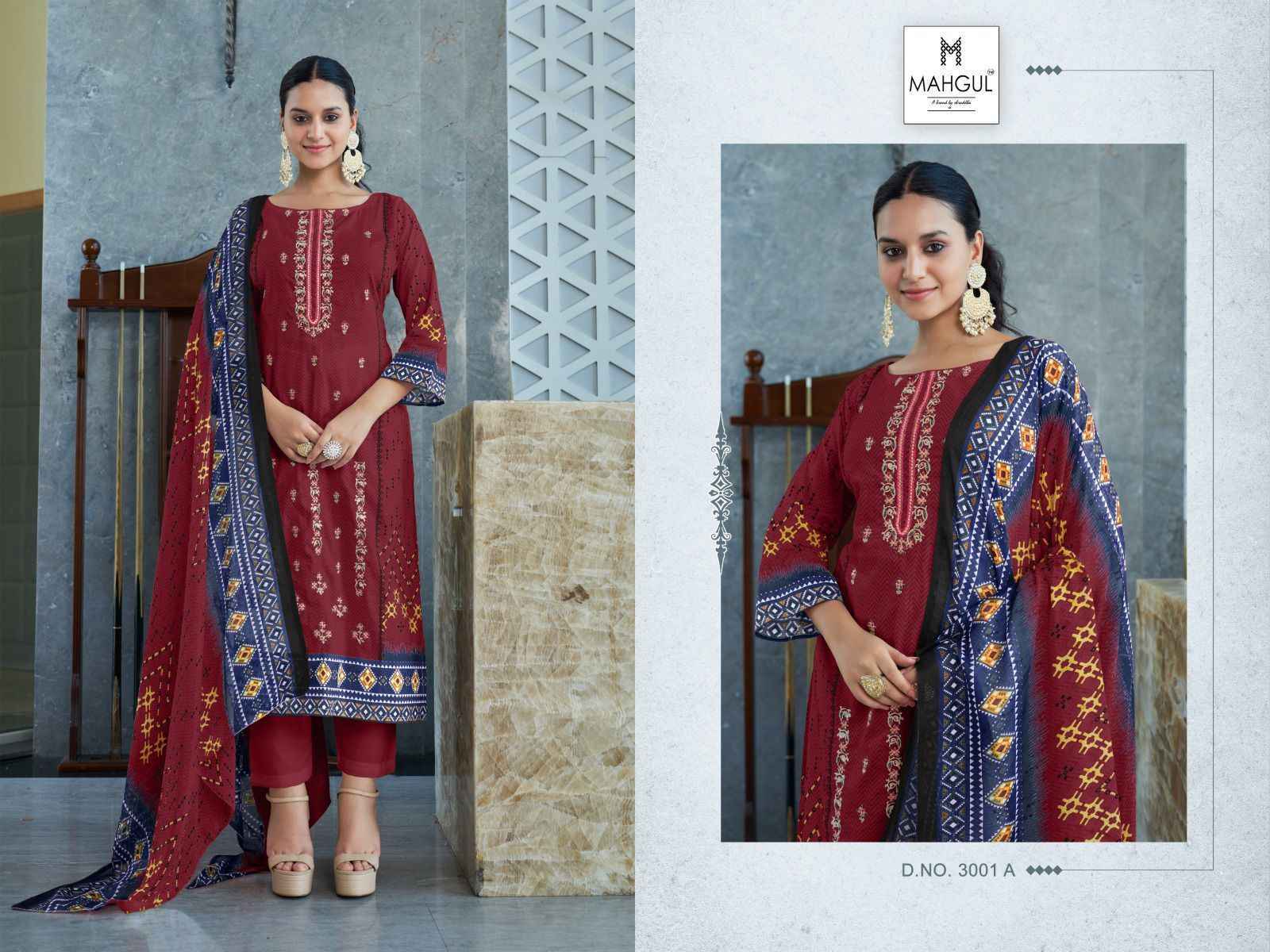 Shraddha Nx Mahgul Bin Saeed Vol-3 Cotton Dress Material (4 pcs Catalogue)