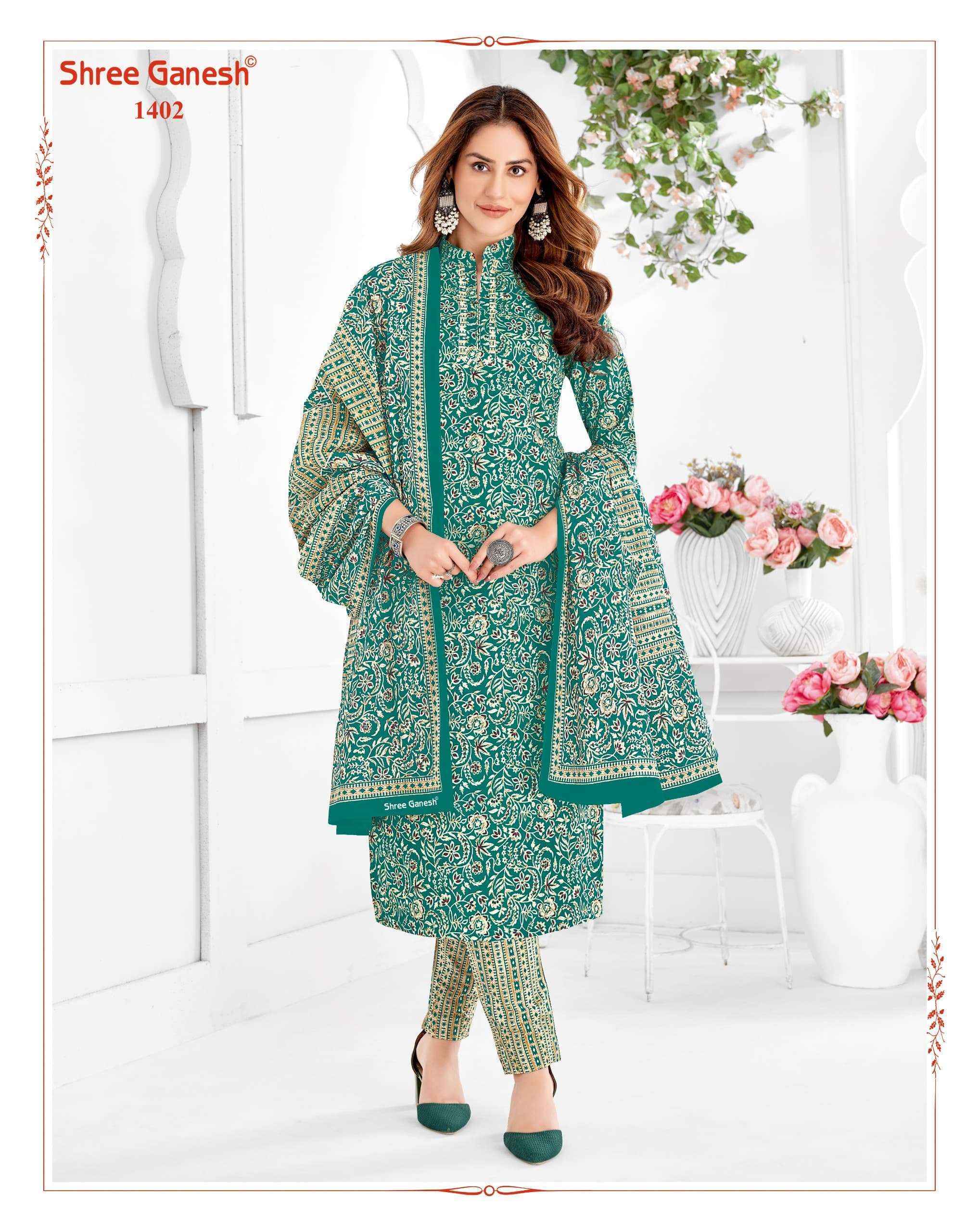 Shree Ganesh Vaani Vol-4 Jaipuri Cotton Readymade Suit (20 pcs Catalogue)